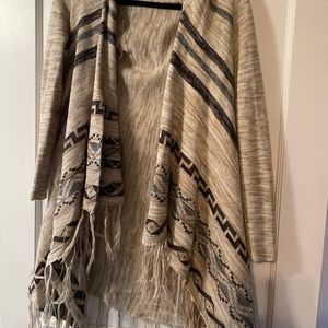 Altar’d State hooded wrap cardigan S EUC